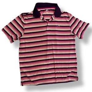 Greg Norman Attack Life Play Dry‎ Sunset Men’s XL Striped Polo : BB30